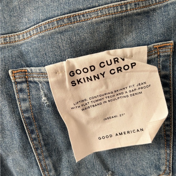 Good American -Skinny Crop -Curve 10/30 Denim - Picture 5 of 6